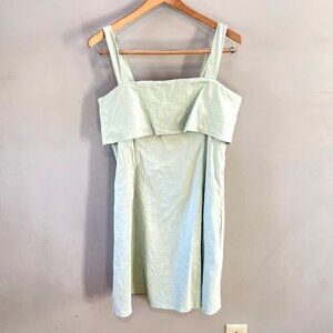Theory Womens Mint Green Strapless Dress With Back Bow Detail‎ Size 10